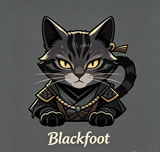 Blackfoot - large white tom with black paws, ShadowClan warrior