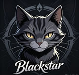 Blackstar - large white tom with black paws, long-time ShadowClan leader