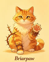 Briarpaw - tabby ThunderClan apprentice