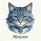 Mistystar - blue-gray RiverClan leader with wise eyes