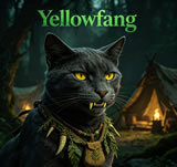 Yellowfang - gray she-cat with broad flattened face, ShadowClan medicine cat